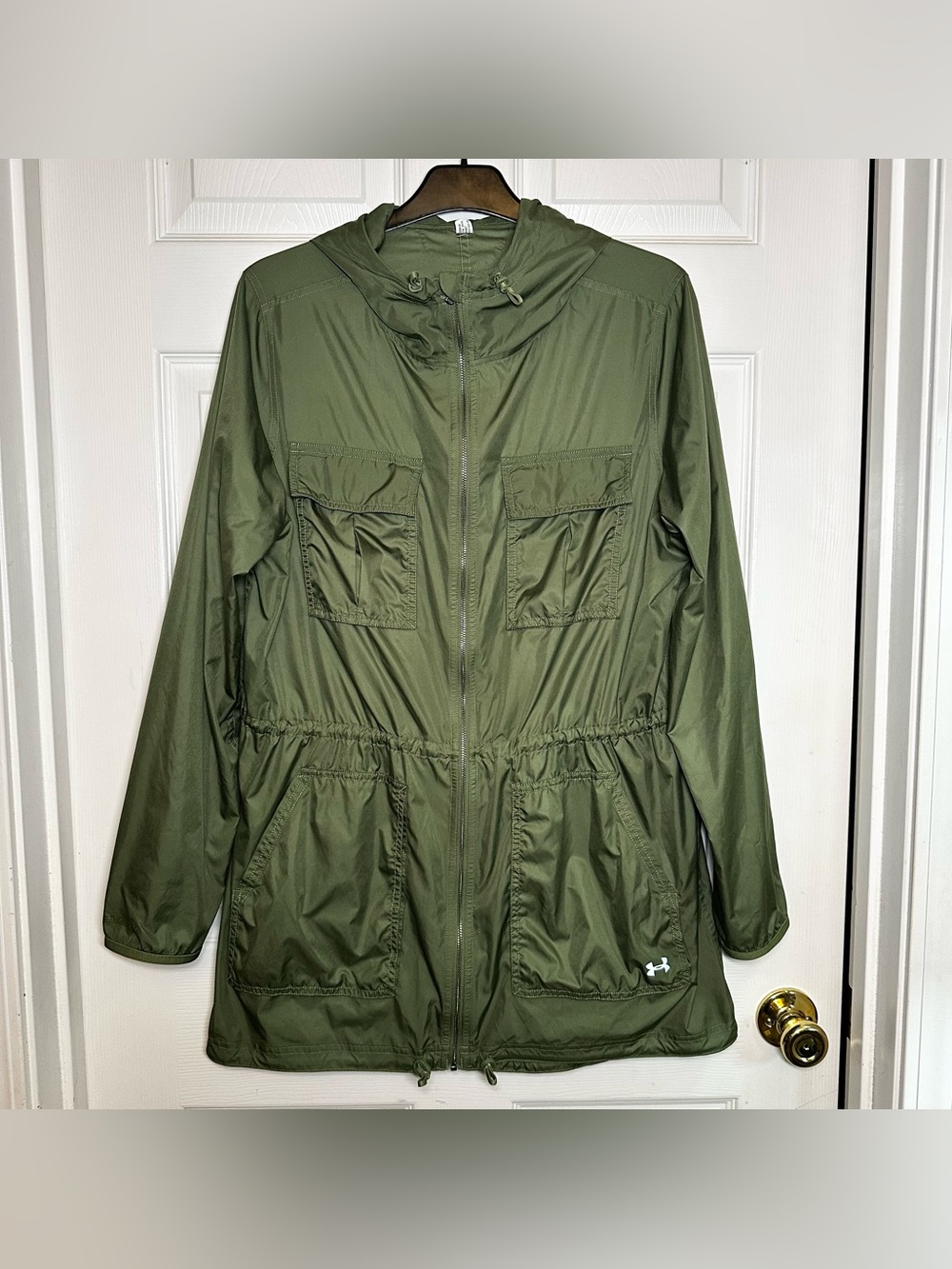 Under Armour Women's UA Storm Cargo Lightweight Rain Jacket Fits Like L/XL